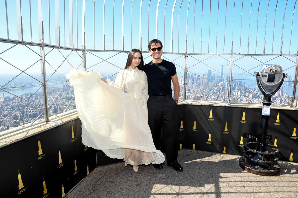 Sofia Carson and Corey Mylchreest